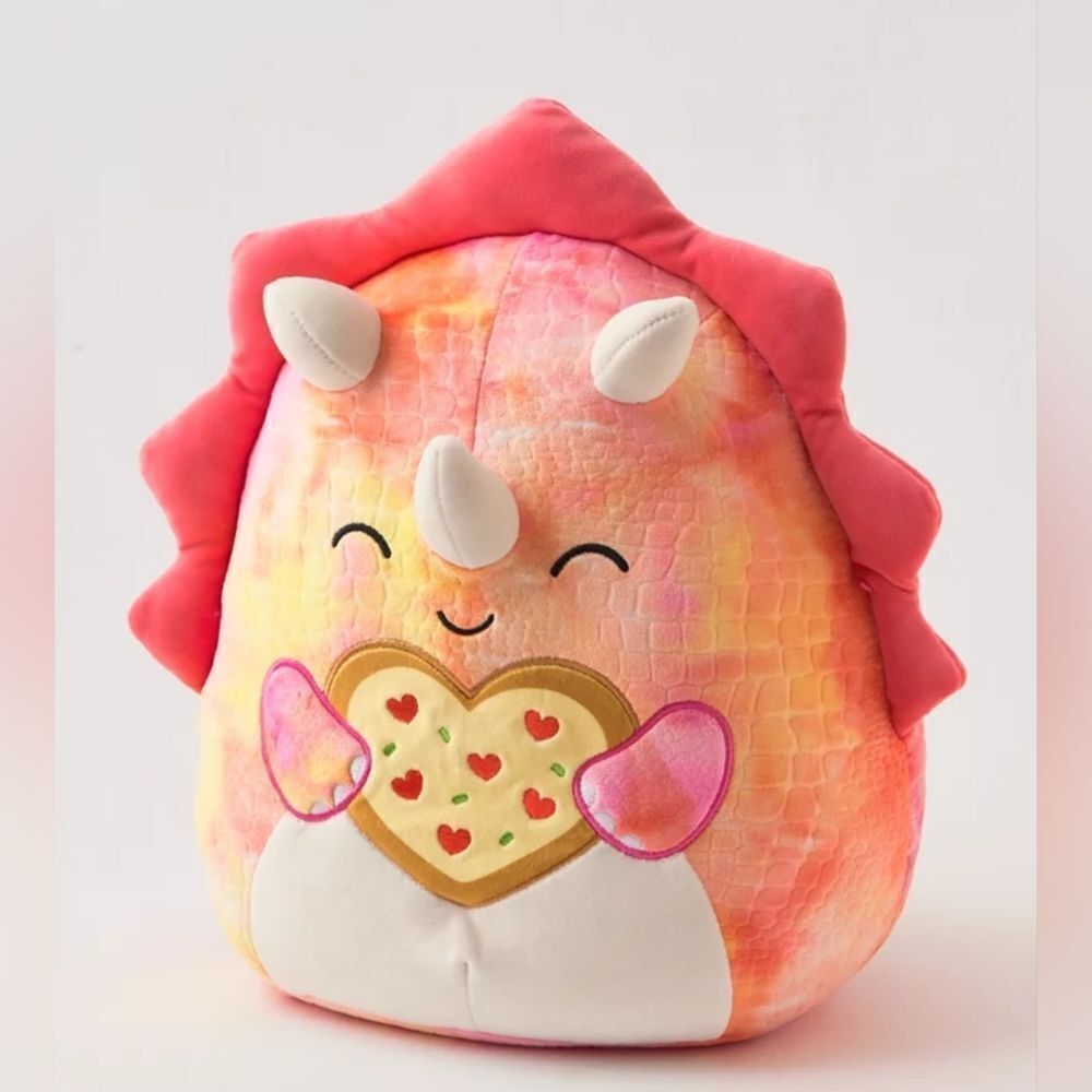 Squishmallow 16-inch Trinity the Triceratops plush